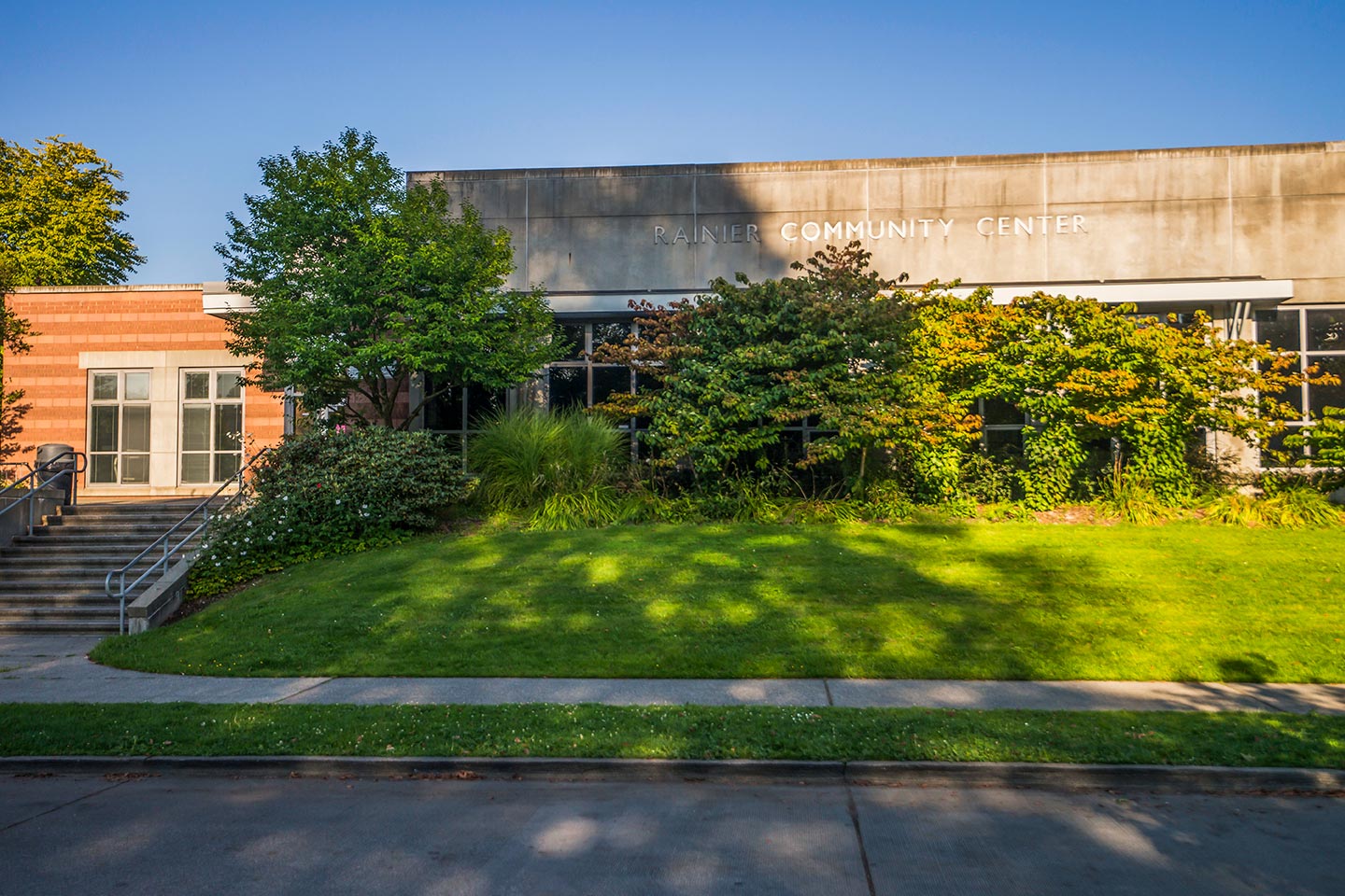 The front of the Rainier Community Center in Seattle, WA